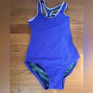 Five Dancewear Dark Purple Ribbed Adult Large Leotard